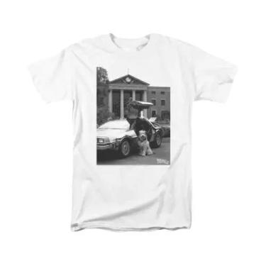 Imagem de Camiseta Masculina Vintage Com Estampa De Carro Do Filme Regresso Ao F