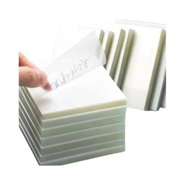 Imagem de Notas Adesivas Transparentes À Prova d'Água, Bloco De Notas Translucid