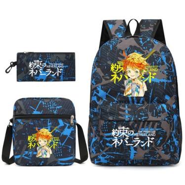 Imagem de Conjunto de mochilas escolares Promiseds Neverlands Emmas, 3 unidades 