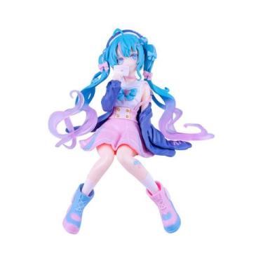 Imagem de Brinquedo de boneco de anime colecionável Hatsune Miku 12 cm em PVC - 