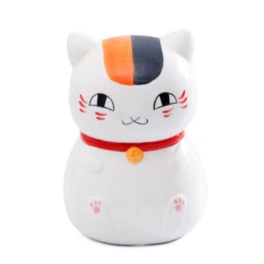 Imagem de Cofrinho Luky Cat Natsume para crianças em cerâmica 22x13cm - Yiweisai