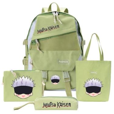 Imagem de Conjunto de mochilas escolares Jujutsus Kaisens Gojos Satorus para cri
