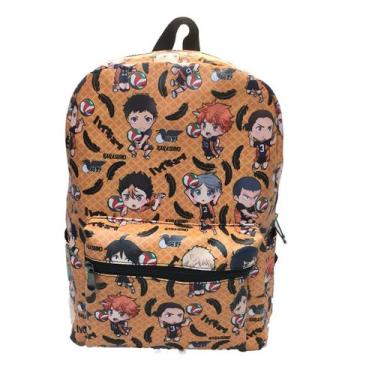 Imagem de Mochila escolar Haikyuus Anime para crianças em PU 30x15x45cm - yiweis