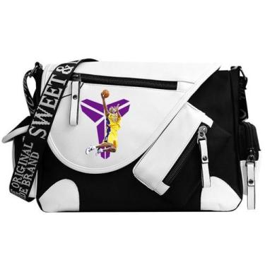 Imagem de Bolsa de ombro Kobe Bryant Anime Messenger 26x11x26cm - Yiweisai