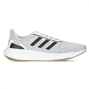 Imagem de Tênis Adidas Latin Run 2.0 U Cinza Branco e Preto - Masculino-Masculino