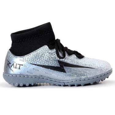 Imagem de Chuteira Society Sintética Infantil Cano Alto Rait-Unissex