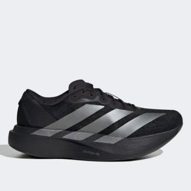 Imagem de Tênis Adidas Adizero Evo SL Feminino, Preto, Prata, 34