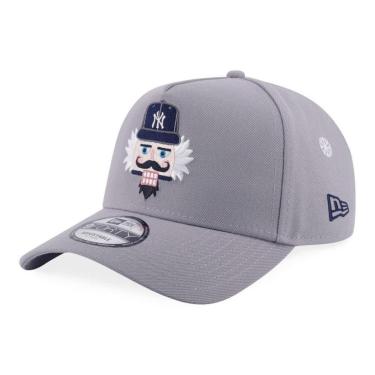 Imagem de BONE NEW ERA 9FORTY A-FRAME SNAPBACK NEW YORK YANKEES MLB CINZA-Masculino