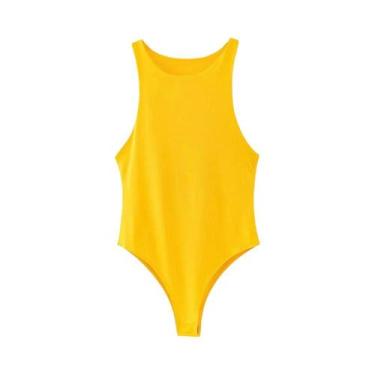 Imagem de Body Feminino Verde Magro - Bodycon Curto, Sexy e Casual para Verão, B