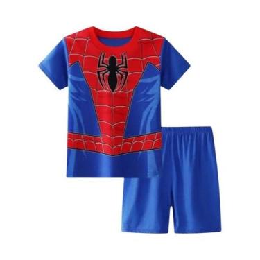 Imagem de Conjunto De Pijamas De Verão Para Meninos Com Estampa De Desenho Anima