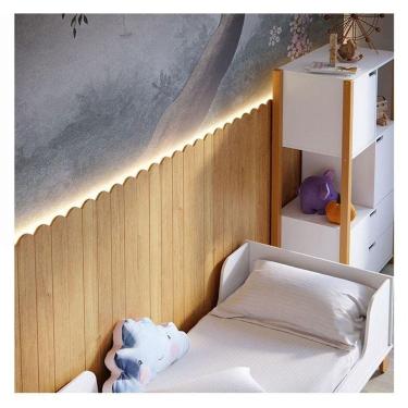 Imagem de Painel Decorativo Farm Ambiente 225x109x37 Cm Freijó Com Led - Matic