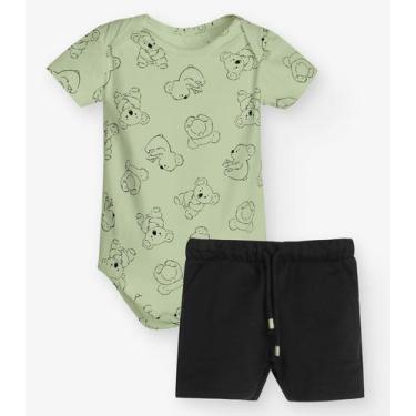 Imagem de Conjunto Body com Bermuda Masculino Trick Nick Verde, G, Verde