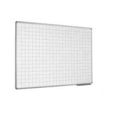 Imagem de Quadro Branco de Fórmica Quadriculado P/ Escrever 2,00 X 1,20 Kit Inst