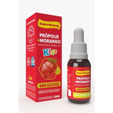 Imagem de Extrato Aquoso de Própolis Verde 15% Kids Sabor Morango 30ml - Supernu
