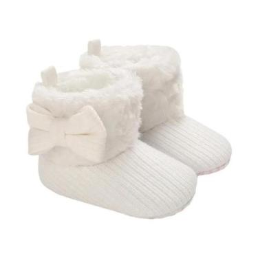 Imagem de Botas Quentes De Inverno Para Bebês, Meninos E Meninas, Com Bolas Pelu