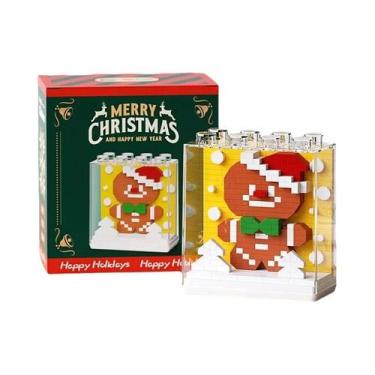 Imagem de Blocos De Montar De Natal: Papai Noel, Boneco De Neve E Árvore - Brinq