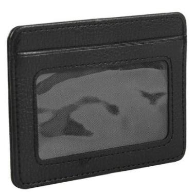 Imagem de CARTEIRA SLIM PORTA CARTÃO CNH COURO ELEGANTE FINA PEQUENA-Masculino