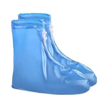 Imagem de Capas De Bota De Chuva Unissex Impermeáveis De Silicone Antiderrapante