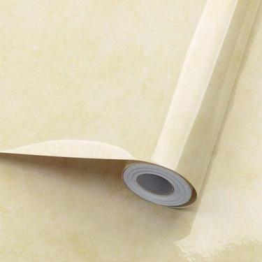 Imagem de Papel Adesivo Marmore Travertino Bege Lavavel Para Decoração de Ambien
