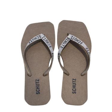 Imagem de Chinelo Schutz Com Brilho Verde-Feminino