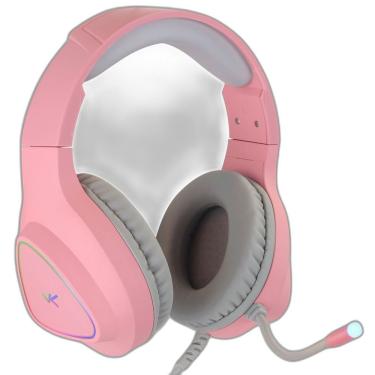 Imagem de Fone De Ouvido Headset Gamer Chroma Usb 7.1 Rgb Rosa - Gh804
