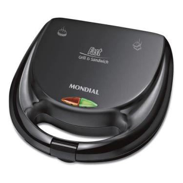 Imagem de Sanduicheira Fast Grill e Sandwich Mondial 750W - S-12