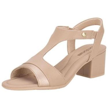 Imagem de Sandália Feminina Salto Grosso Comfortflex 2557406-Feminino