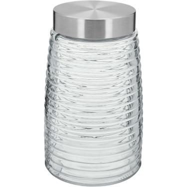 Imagem de POTE MANTIMENTOS HOME&CO COM TAMPA VIDRO 1,6L 20x12x12