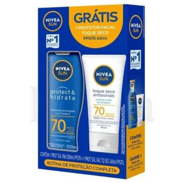 Imagem de NIVEA SUN Protetor Solar Facial Protect &amp Hidrata FPS70