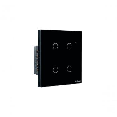Imagem de Interruptor Smart Wi-Fi Touch EWS 1004 com 4 Teclas e Controle por Aplicativo e Voz Pre...