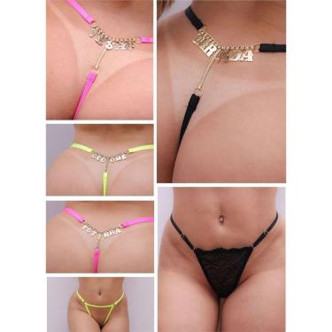 Imagem de CALCINHA STRASS COM FRASE NO BUMBUM "AMOR" TAMANHO ÚNICO