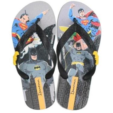 Imagem de Chinelo Infantil Menino Confortavel Liga Da Justica Ipanema-Masculino
