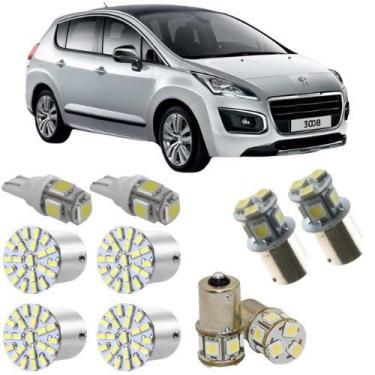 Imagem de Kit lâmpadas led lanternas peugeot 3008 2011 12 13 14 2015 - AUTOVEX