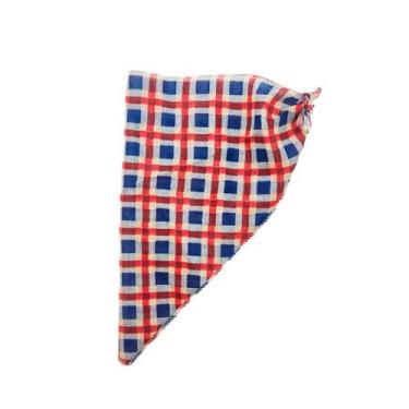 Imagem de Lenço Caipira M - Xadrez - Vermelho/Azul - 1 unidade - Rizzo