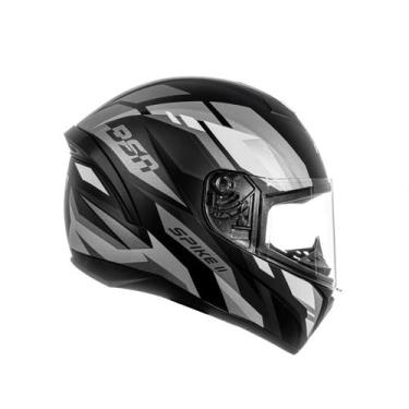 Imagem de Capacete Moto Feminino Masculino Peels Spike 2 BSN, Preto Fosco Grafit