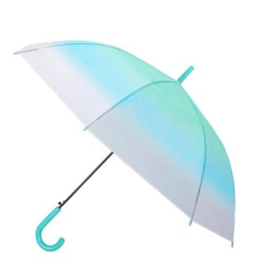 Imagem de Guarda Chuva Automático Reforçado Com Desenho Degradê - Generic, Verde