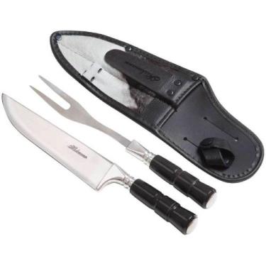 Imagem de Conjunto Faca Inox E Garfo - Hickmann