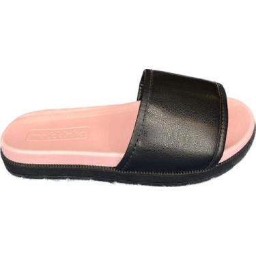 Imagem de Chinelo Menina Molekinha Casual Baixa Leve Slide Infantil, Pink, 34