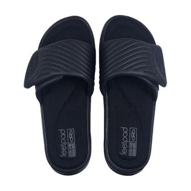 Imagem de Chinelo Olympikus Melbourne 2 Slide Unissex, 37/38, Preto