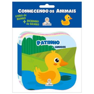 Imagem de Conhecendo Os Animais - Patinho - Livro De Banho + 1 Bichinho Luminoso