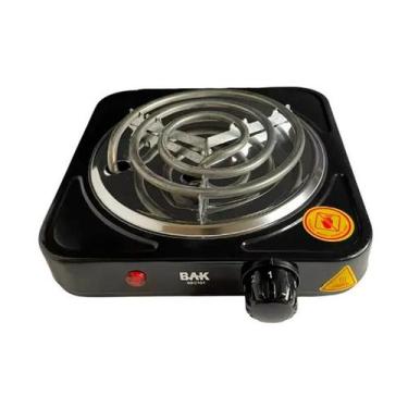Imagem de Fogão Bak Fogareiro Elétrico Portátil Espiral Boca Compacto 1000W Cook