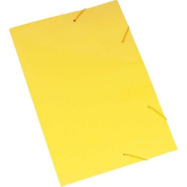 Imagem de Pasta ABA Elastica Papel Oficio Amarela PCT.C/20 - Polycart