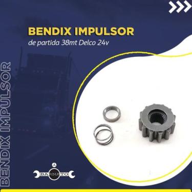 Imagem de Bendix impulsor de partida 38mt delco 24v 7001510413 - VOLKSWAGEN