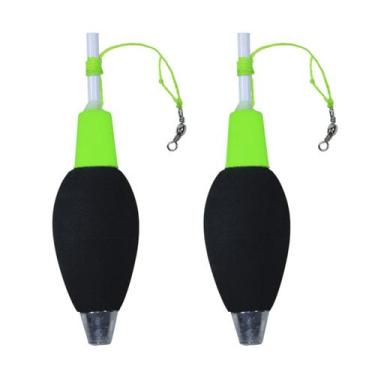 Imagem de Kit 2 Boias Torpedo Bombinha CL Pesca 22g 90% EVA Alta Sensibilidade, 
