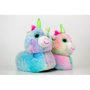 Imagem de Pantufa Inf-Juv Europa Unicornio Arco-Iris-740, 16
