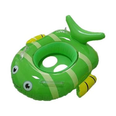 Imagem de Boia Criança 1 Ano Inflável Piscina Bebe Fralda Infantil - MOR, Peixin
