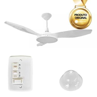 Imagem de Ventilador De Teto Turbo Com Paflon Led Branco Eficivent, 220V