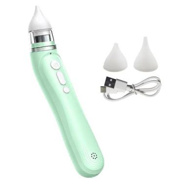 Imagem de Aspirador Nariz Sugador Nasal Eletrico Infantil Higiene 5 Niveis Porta