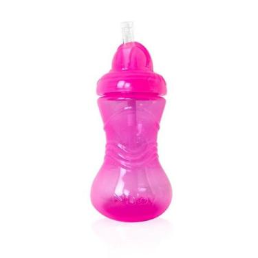 Imagem de Copo Infantil Com Canudo de Silicone e Tampa Retrátil antivazamento 30