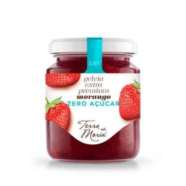 Imagem de Geleia Extra Premium Sabor Morango Sem Açúcar Terra Moriá 250g